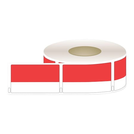 Centurion Dymo Printer Adhesive Backed Red Bin Tag Labels - Roll 0 each CS GENR-3